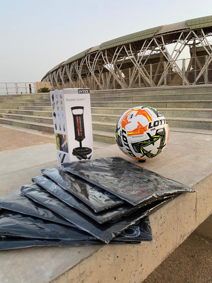 باك 9 تيشرتات + كرة قدم + مضخة